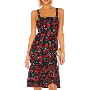 Lovers + Friends I NWT black midi dress